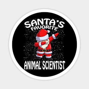 Santas Favorite Animal Scientist Christmas Magnet